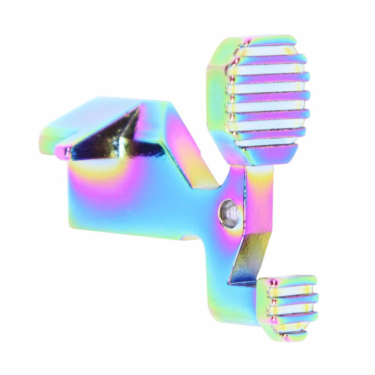 Guntec USA EXT-CATCH-RPVD Guntec USA EXT-CATCH-RPVD Extended Ergonomic Bolt Catch (Rainbow PVD Finish) EXT-CATCH-RPVD