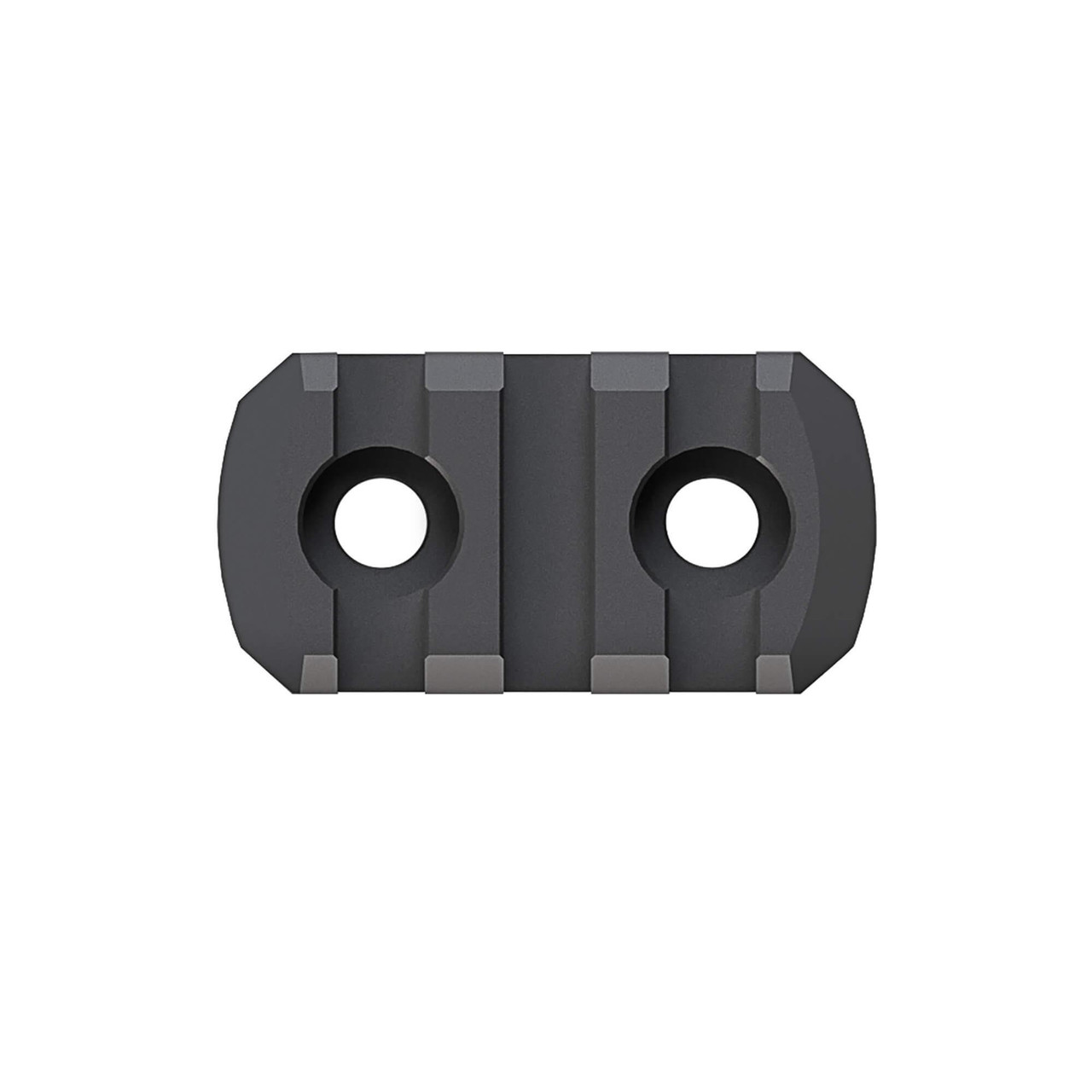 Magpul Industries MAG589-BLK M-LOK Polymer Rail Section, Lightweight Durable Attachment for Picatinny Accessories, shown against a white background.