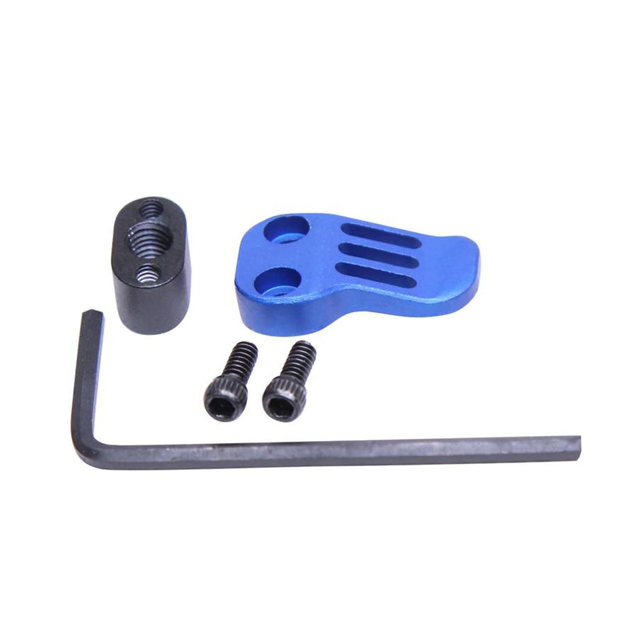 Guntec USA EXT-MC-BLUE Extended Mag Catch Paddle Release (Anodized Blue)