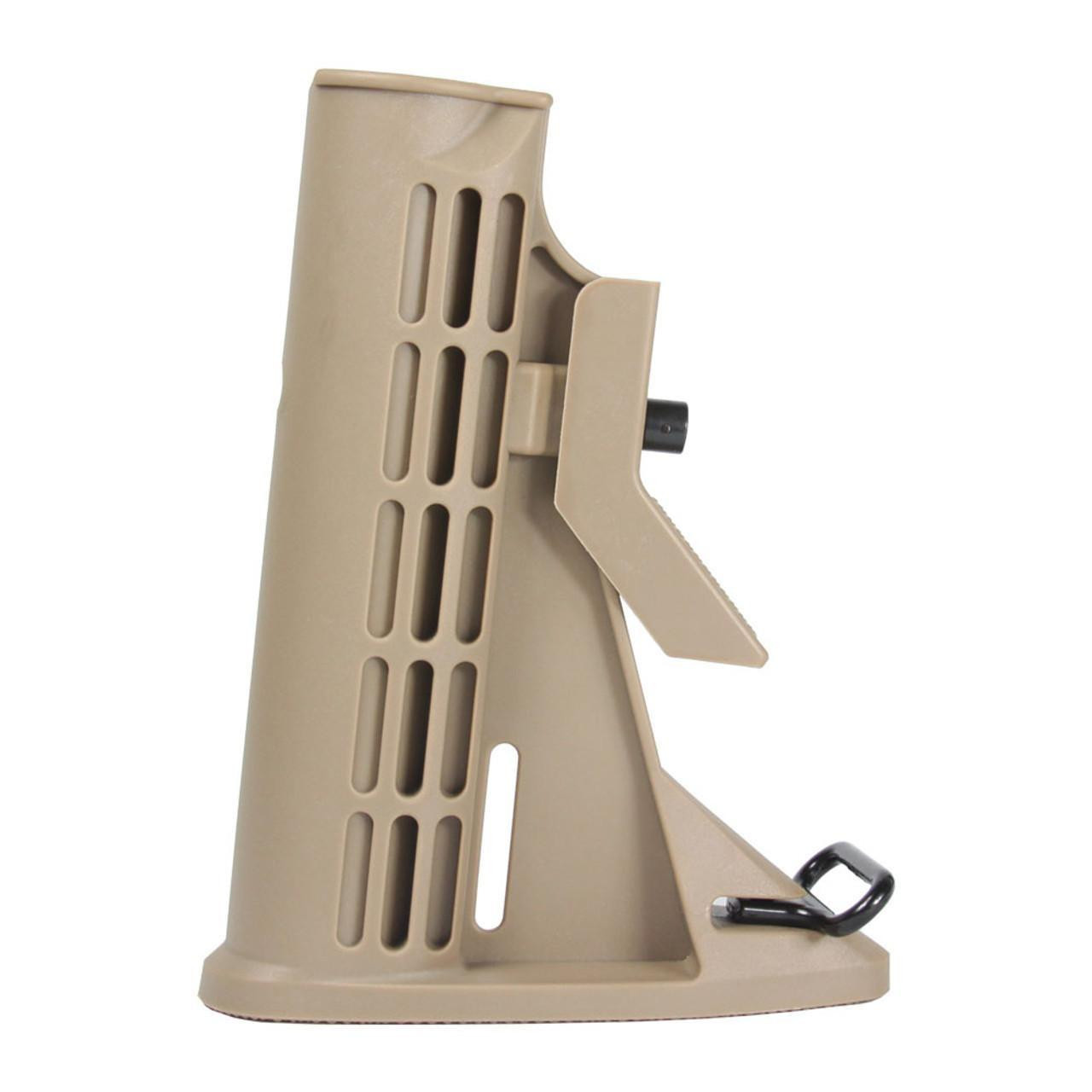 JE Machine Tech TS-ST3T ABCSportZ M4 Collapsible Commercial Spec AR Buttstock Tan ABCST3T