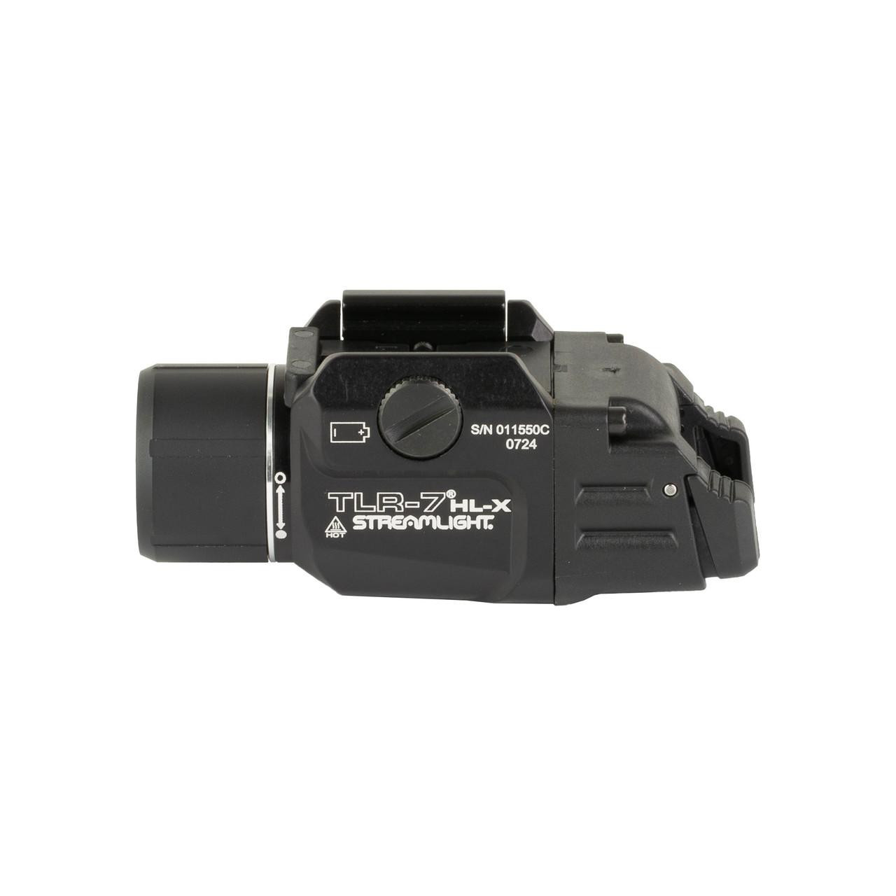 Streamlight TLR7 HLX USB 1000LM BLK, tactical weapon light with high brightness LED and USB rechargeable battery.
