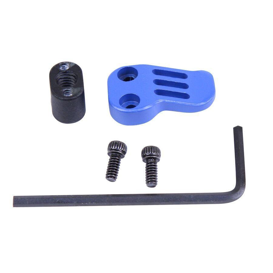  Guntec USA EXT-MC-CBLUE Extended Mag Catch Paddle Release (Cerakote Blue) 