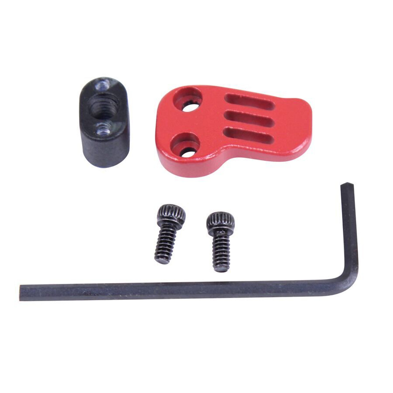 Guntec USA EXT-MC-CRED Extended Mag Catch Paddle Release (Cerakote Red)