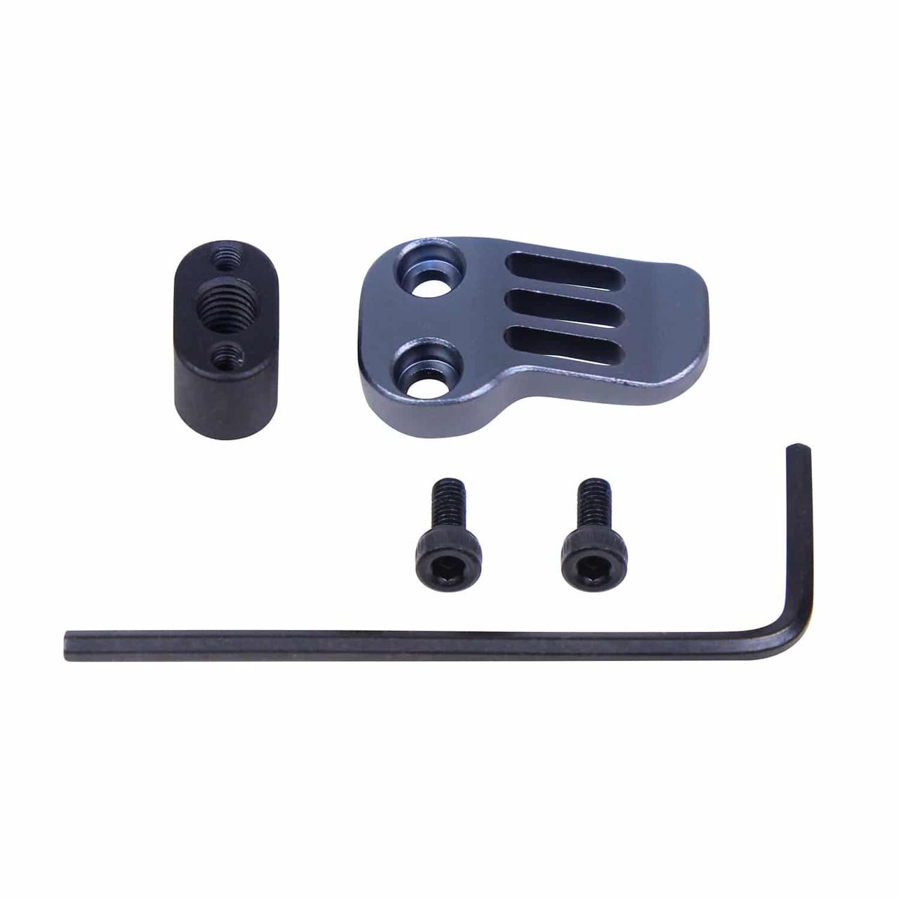 Guntec USA EXT-MC-GREY Guntec USA EXT-MC-GREY Extended Mag Catch Paddle Release (Anodized Grey) EXT-MC-GREY
