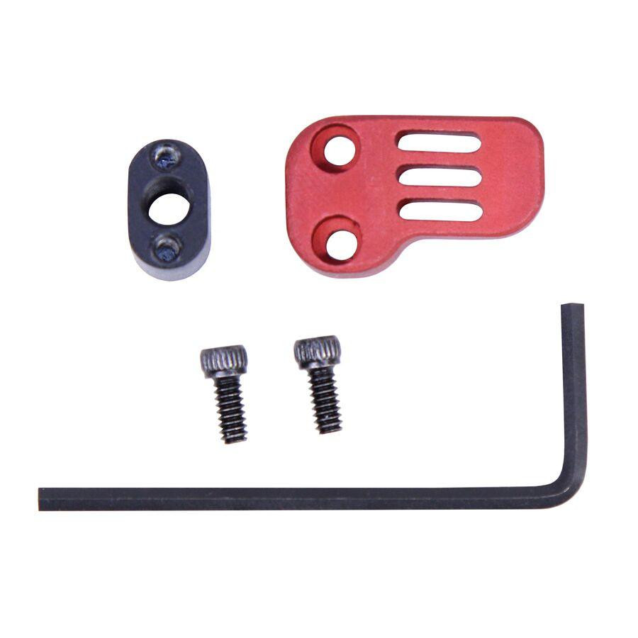  Guntec USA EXT-MC-RED Extended Mag Catch Paddle Release (Anodized Red) 