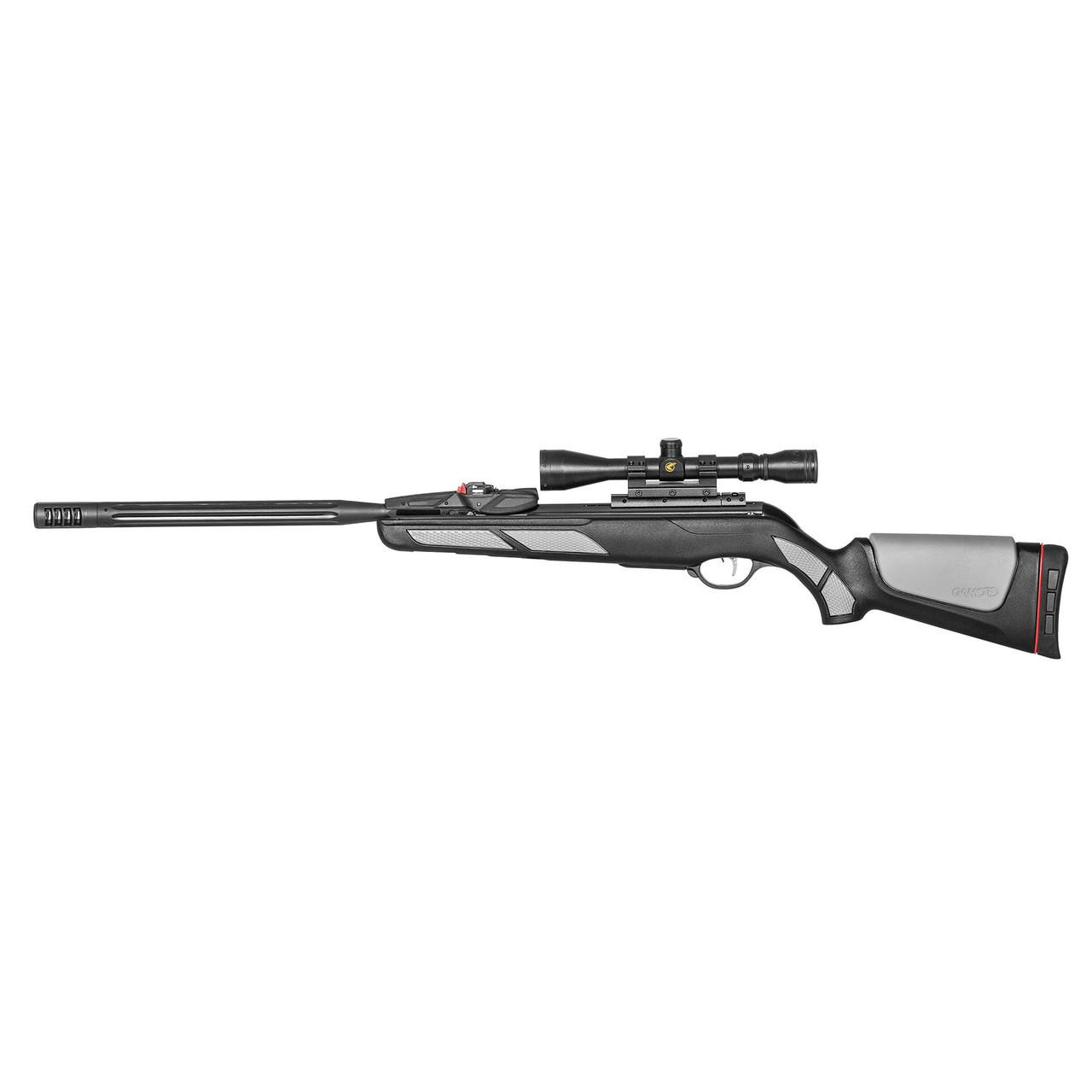 Gamo USA 611002115554 Swarm Viper 10X Gen3 I Inertia 22, air rifle with scope and black synthetic stock.