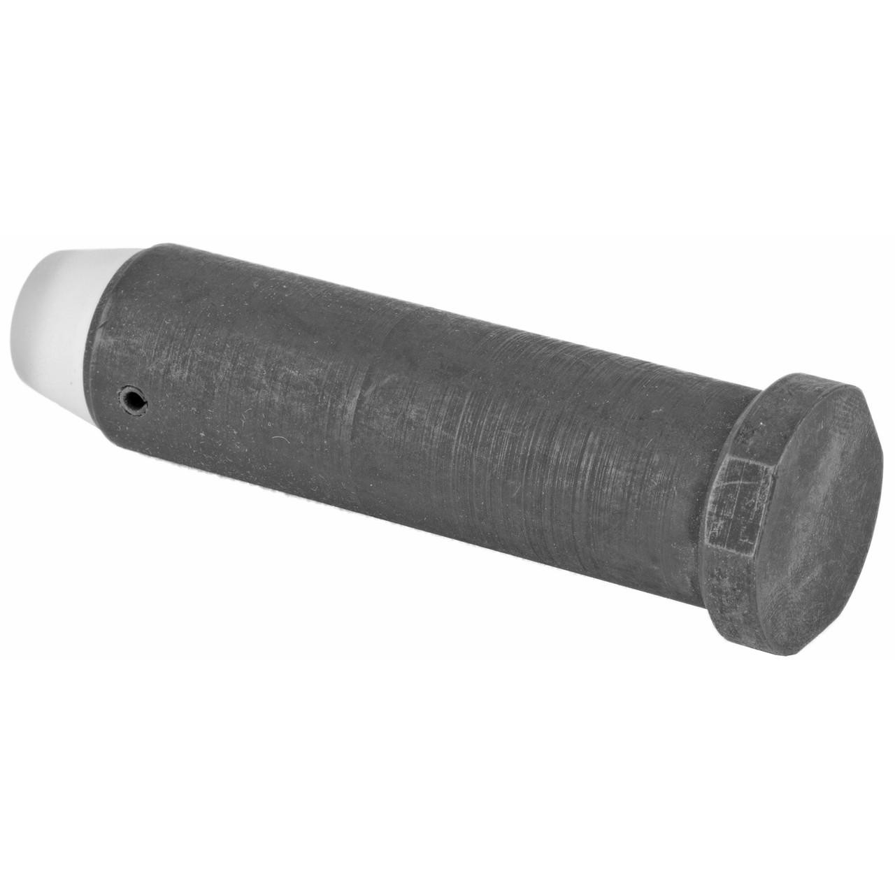 CMMG 90CA9B4 Buffer Assembly Carbine MK9, black cylindrical firearm buffer with a white tip and hexagonal end, used in firearm assembly.