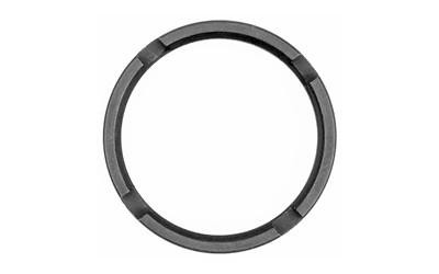 CMMG 55CA9CB AR15 Buffer Tube Castle Nut, black metal circular component for attaching buffer tube to rifle lower receiver.