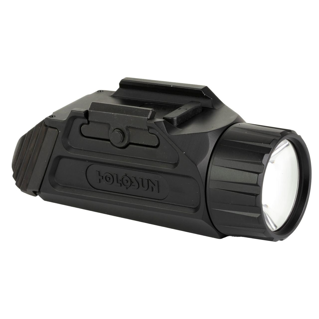 Holosun Technologies P.ID-HC P.Id High Candela Light, black tactical flashlight with adjustable focus and durable build.