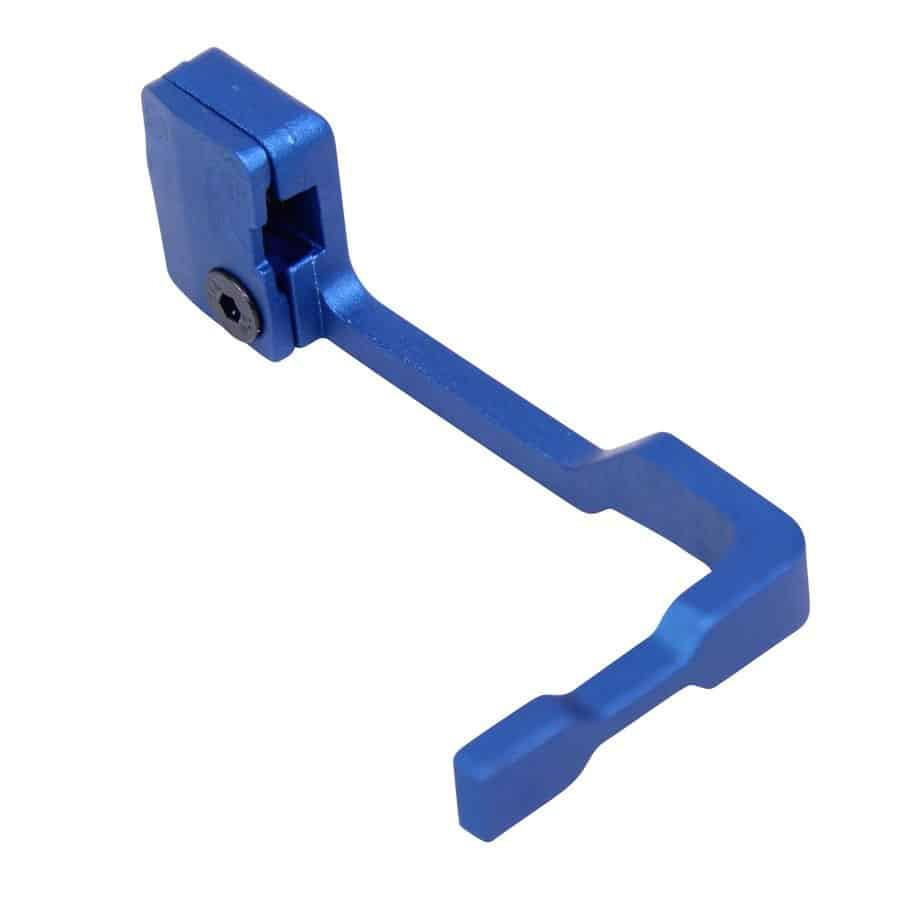 Guntec USA GT-EBR-BLUE Guntec USA GT-EBR-BLUE Extended Bolt Catch Release (Anodized Blue) GT-EBR-BLUE