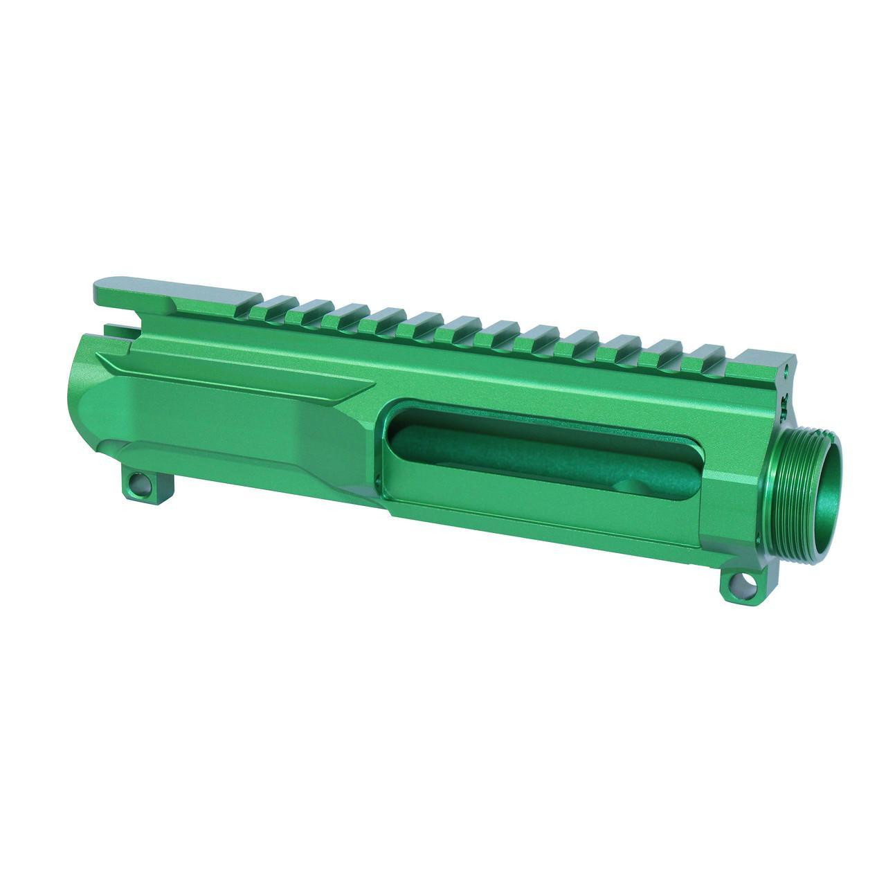 Guntec USA GT-UPPER-SL-IG Guntec USA GT-UPPER-SL-IG AR-15 5.56 "Slabside" Stripped Billet Upper Receiver (Anodized Irish Green) GT-UPPER-SL-IG