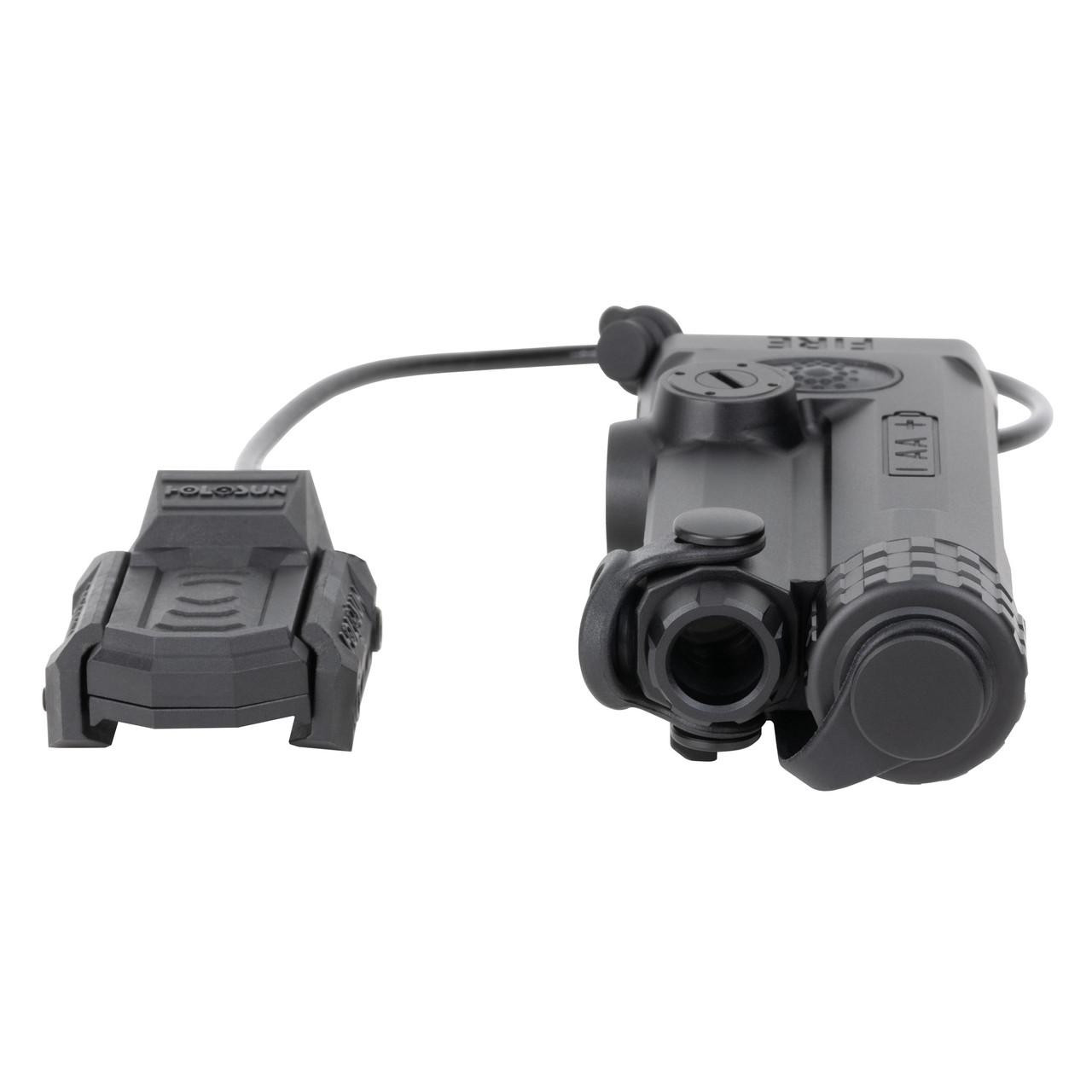 Holosun Technologies IRIS-IR1 IRIS 1 REMOTE CABLE IR LASER, a tactical remote cable laser device with a compact design and connection cable.