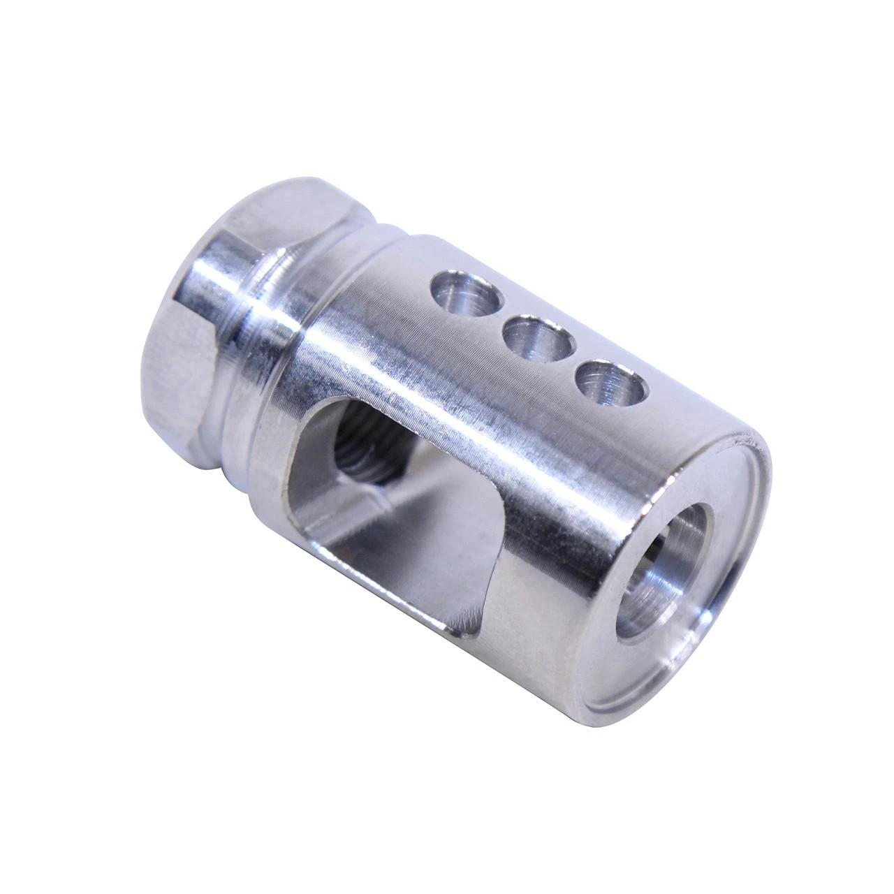 Guntec USA M-COMP-SS Guntec USA M-COMP-SS AR-15 Micro Comp Steel Compensator (Stainless Steel) M-COMP-SS