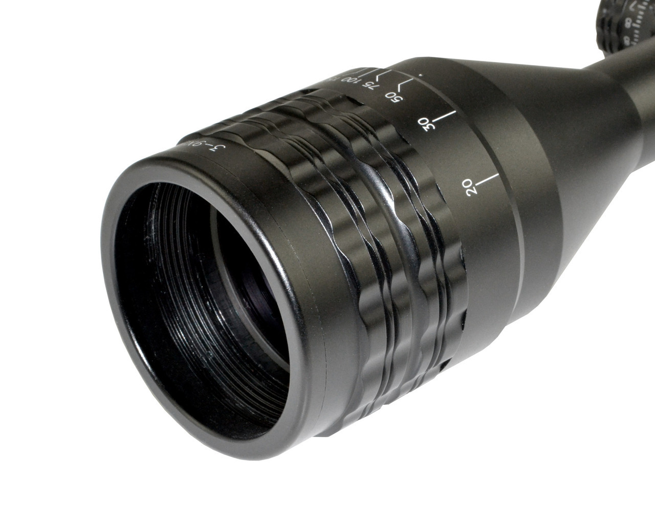 Eastvale EV3-9X50AOL 3-9X50AOL R/G/B Illuminated Mil-Dot Range Estimating Scope