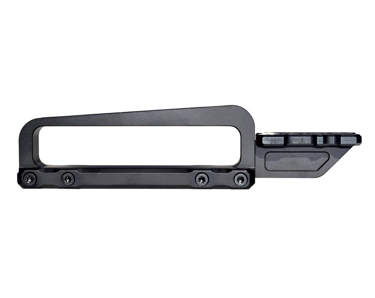 Presma MCHRD Carry Handle, high strength alloy steel plate for multiple micro red dots types, black metal tactical firearm accessory.