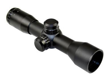 Kexuan KX4X32MR-PT Kexuan 4X32 Compact Scope with Rangefinder Reticle and 1" Picatinny Scope Rings [KX4X32MR-PT] KX4X32MR-PT