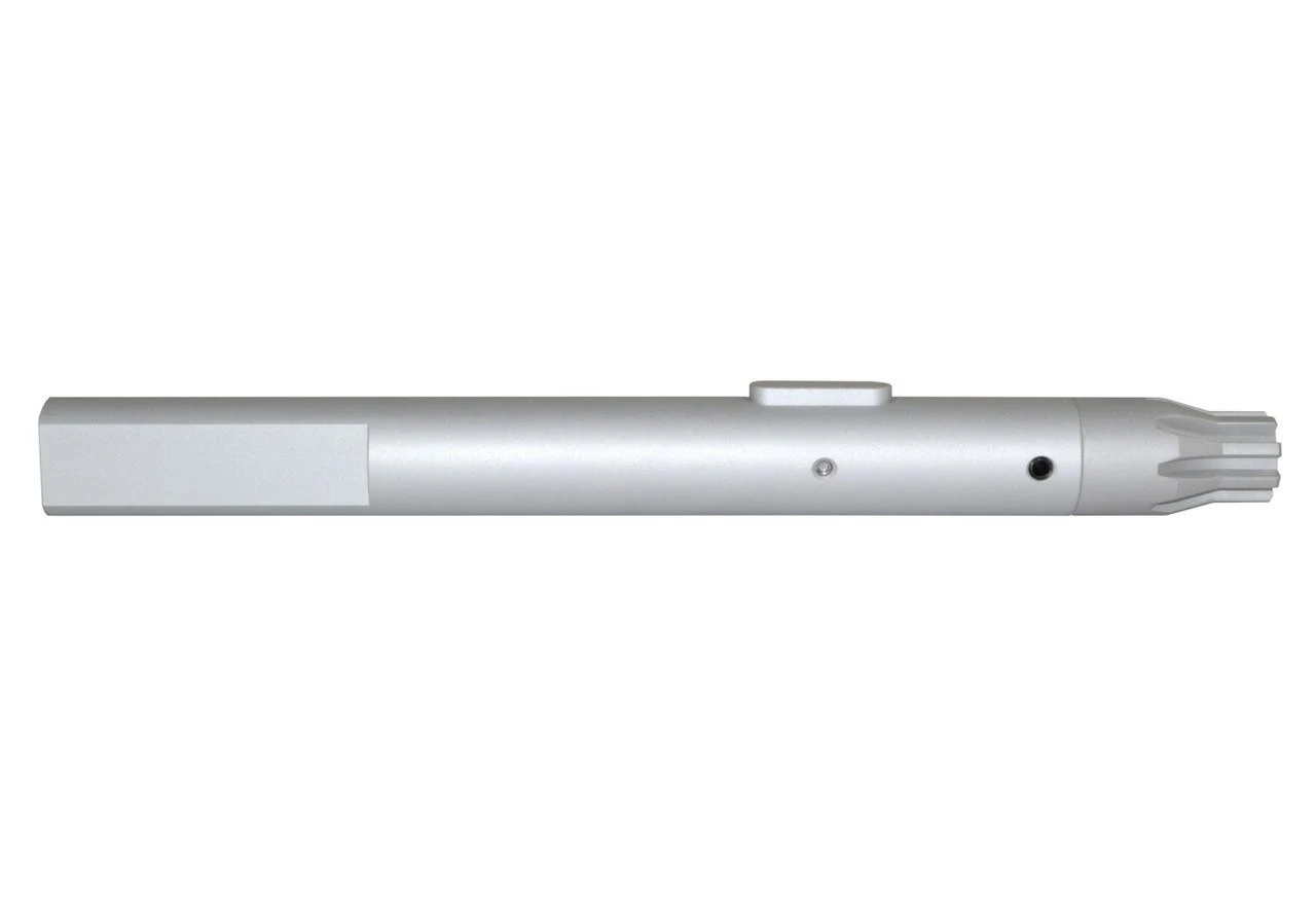 Presma .308 Barrel Vise Block Rod with New Torque Block for .936" - AR-10 LR-308, Silver, close-up view of the silver-colored firearm component.