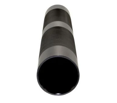 Presma 12.5" AR-15 Tubular Handguard, 6061-T6, cylindrical metal handguard for AR-15 firearms, black and gray finish.