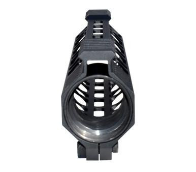Presma 13" 308 DMPS HIGH M-LOK Free Float Handguard, front view showing the handguard with M-LOK slots and vented design.