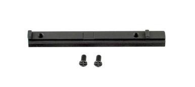 Presma 2nd Gen STANAG to 6.1 inch Picatinny Rail, black firearm accessory with mounting screws for tactical weapon customization.
