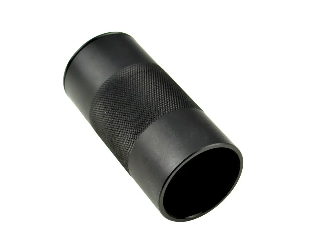 Presma MFFAR4 4-inch AR-15 Tubular Handguard, 6061-T6 aluminum material, black finish, textured grip for enhanced handling, lightweight and durable firearm component.