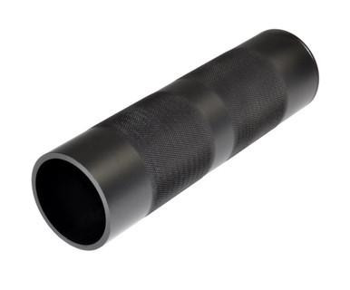 Presma 7" AR15 Tubular Handguard, 6061-T6 Aluminum, black cylindrical design with textured grip surface.