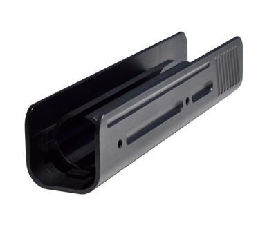 Presma Aftermarket Tri Rail Forend Handguard for Mossberg 500A 12 Gauge Shotgun, black synthetic two-piece rail handguard for tactical firearm accessories.