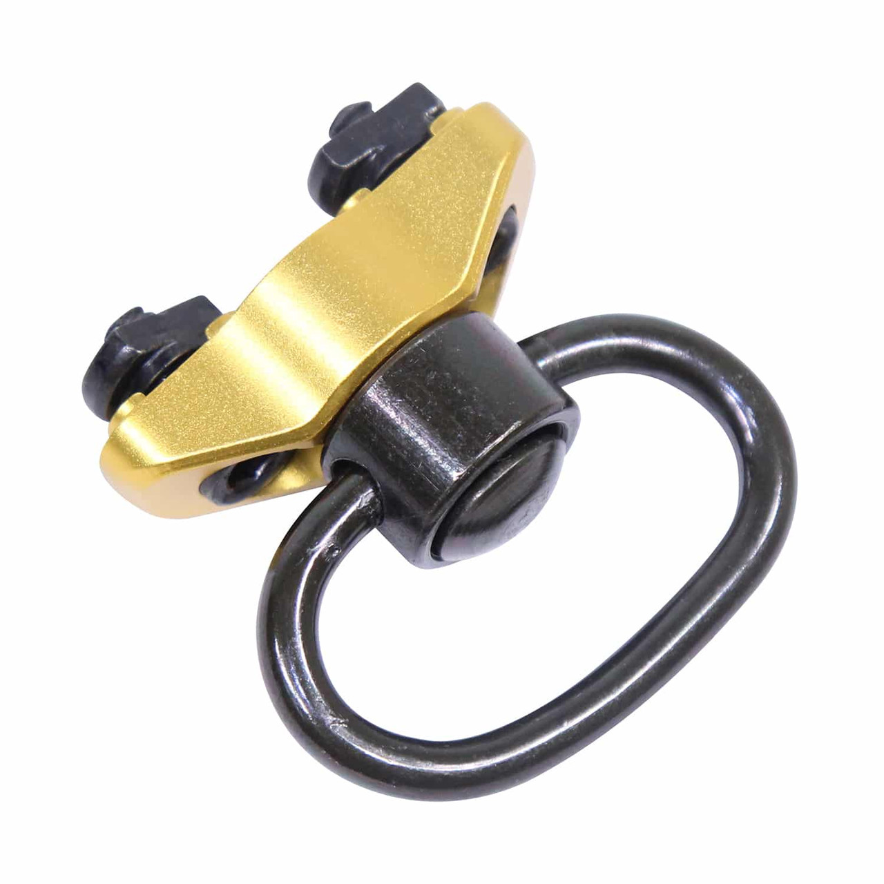 Guntec USA SWIVEL-MLK-G2-GOLD QD Swivel With Adapter For M-LOK System (Anodized Gold)