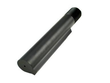 Presma AR-15 6 Position Buffer Tube, cylindrical metal component for firearm stock adjustment with a matte black finish.
