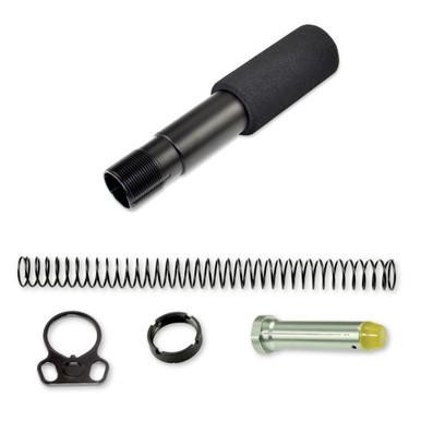 Presma AR-15 Pistol Buffer Foam Tube Kit w/ Dual Sling End Plate, firearm buffer tube and related components for firearm assembly and maintenance.