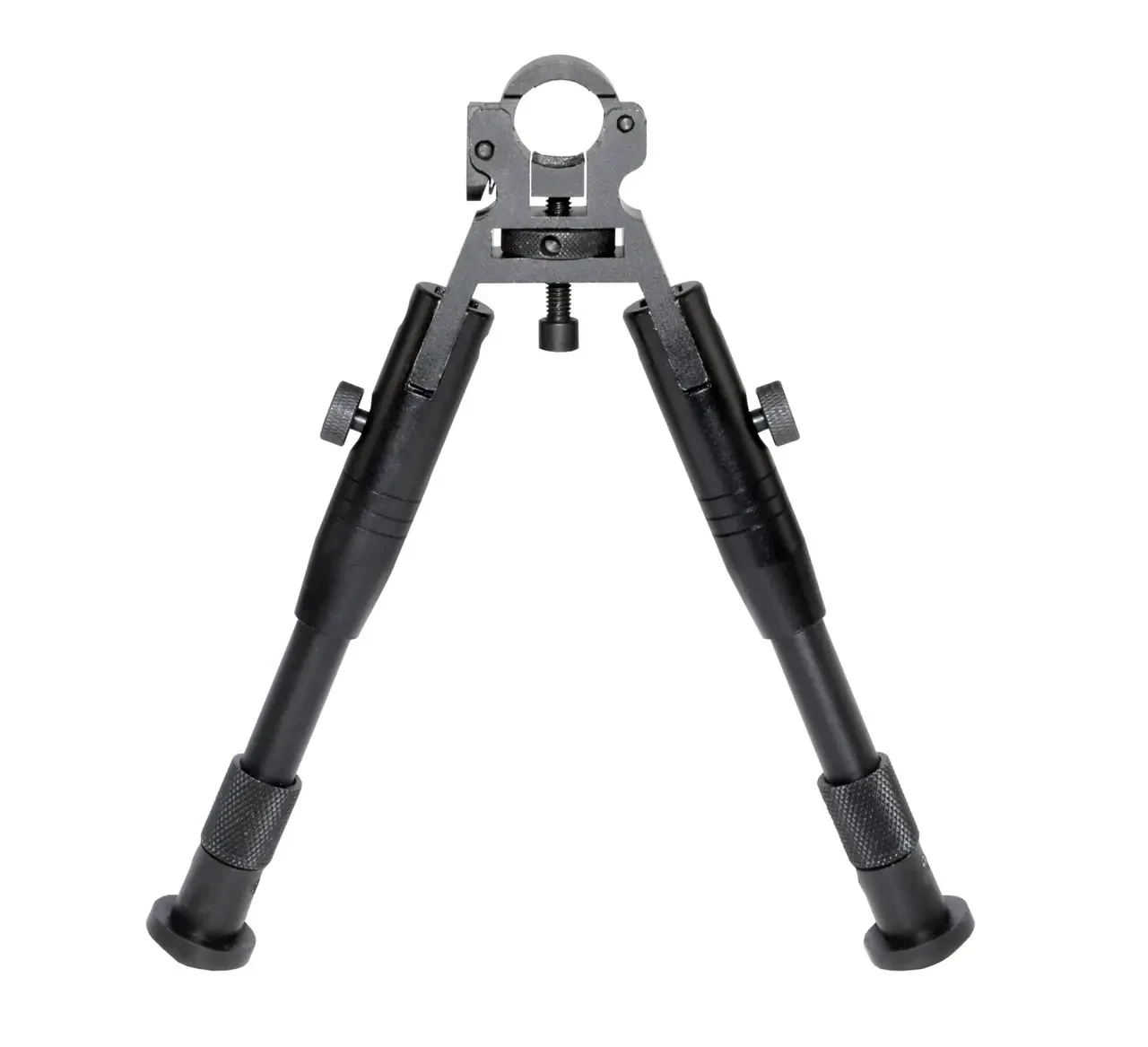Presma BP04 Barrel Clamp Bipod, lightweight aluminum adjustable bipod with folding design, fits 0.45" to 0.75" barrels, with 7" to 8.25" height adjustment, for firearm stability and easy transport.
