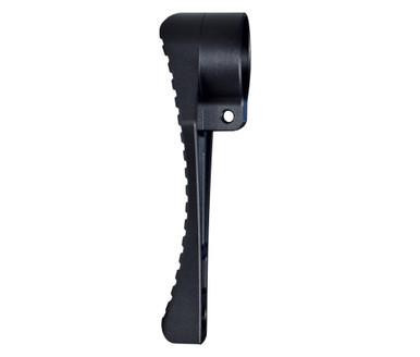 Presma Buttplate For Round 1.25" AR Buffer Tubes, Black, versatile firearm accessory for rifle upgrades.