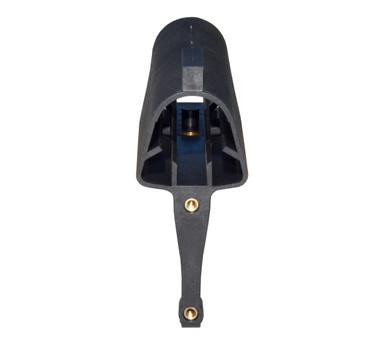 Presma Mil-Spec Polymer Fin Brace [AAST20], black polymer fin brace with mounting hole and sleek design.