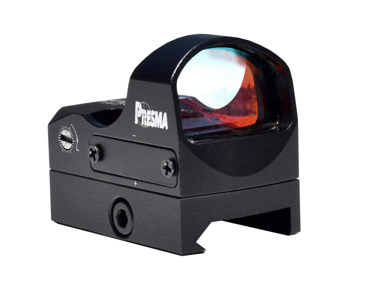Presma Mini Reflex Red Dot 4 MOA Dot, 8 Brightness Settings for Accurate Targeting, Compact Tactical Rifle Sight