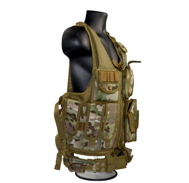 Presma Tactical Multi Function Hunting Vest, Camouflage Tan [ASVT01-TC]