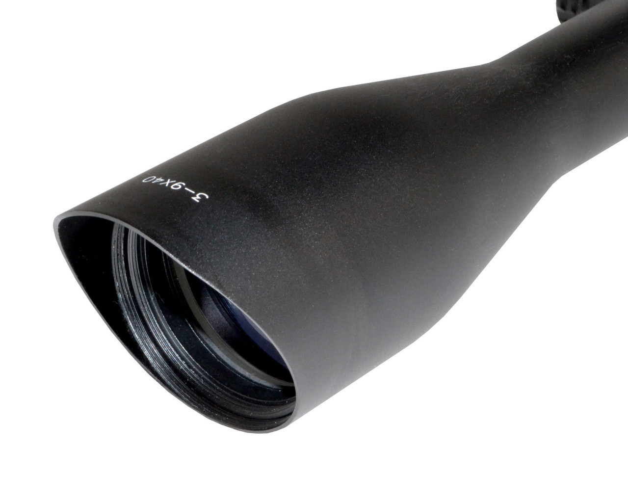 Sniper Grunt SG3-9X40 3-9X40 Rifle Scope with Mil-Dot Range Estimator Reticle, 1" Tube