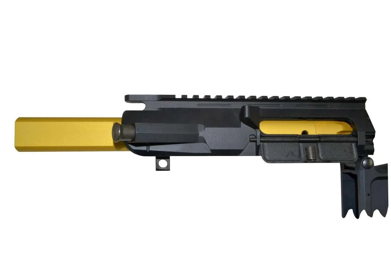 Presma AV2-G2 Barrel Vise Block Rod with Torque Block for .750" Barrels - AR-15 in five colors, shown with yellow component, designed for firearms maintenance and assembly.