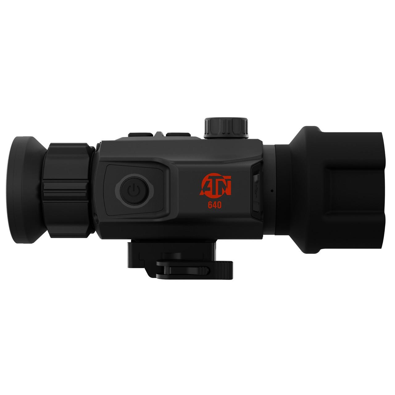 ATN TICO6650A Thermal Imaging Monocular, featuring 6th Gen High-Resolution Night Vision and Advanced SharpIR AI Processing, shown in a close-up shot.