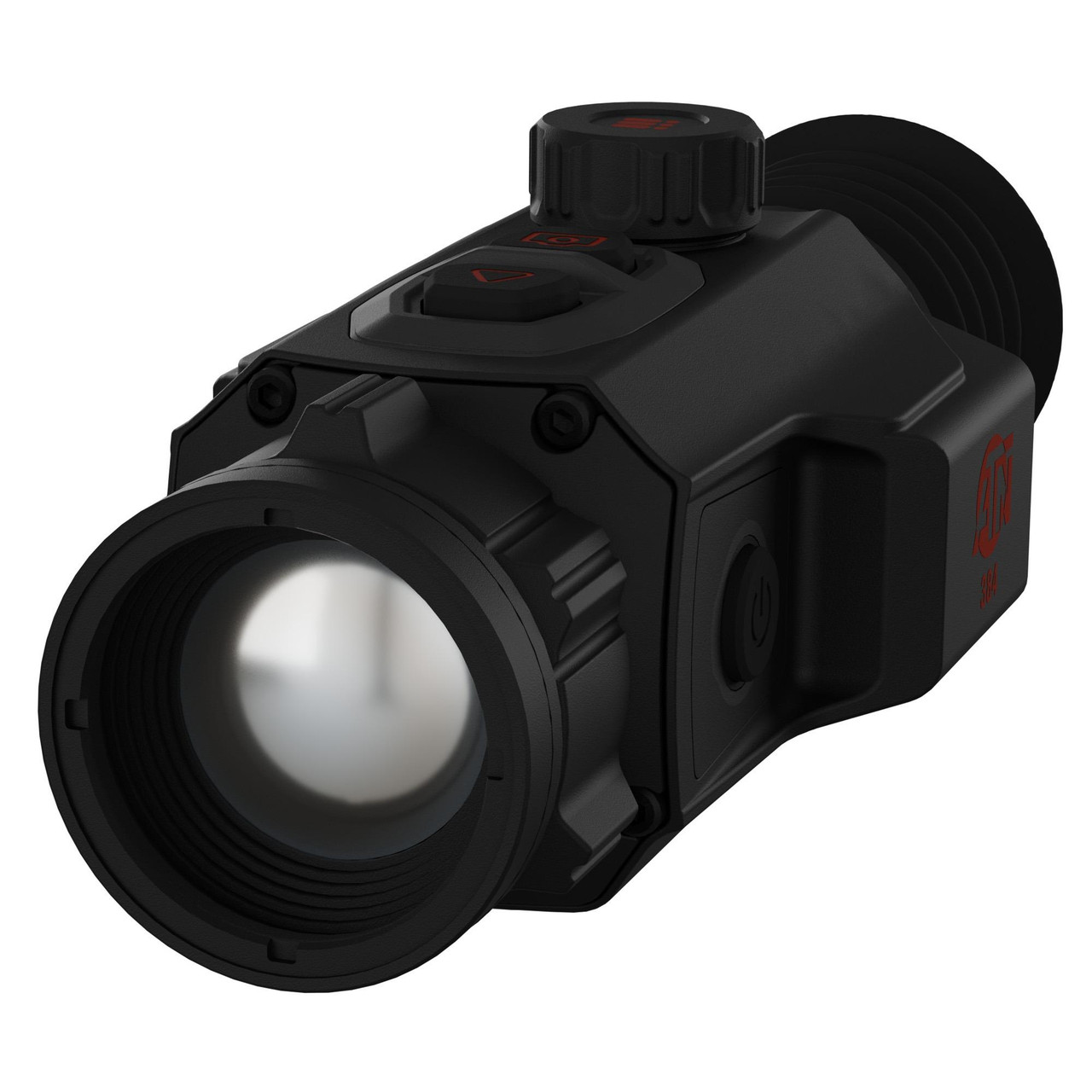 ATN Corp TIWST6M325, night vision scope with black body and adjustable lens, compact and tactical design.