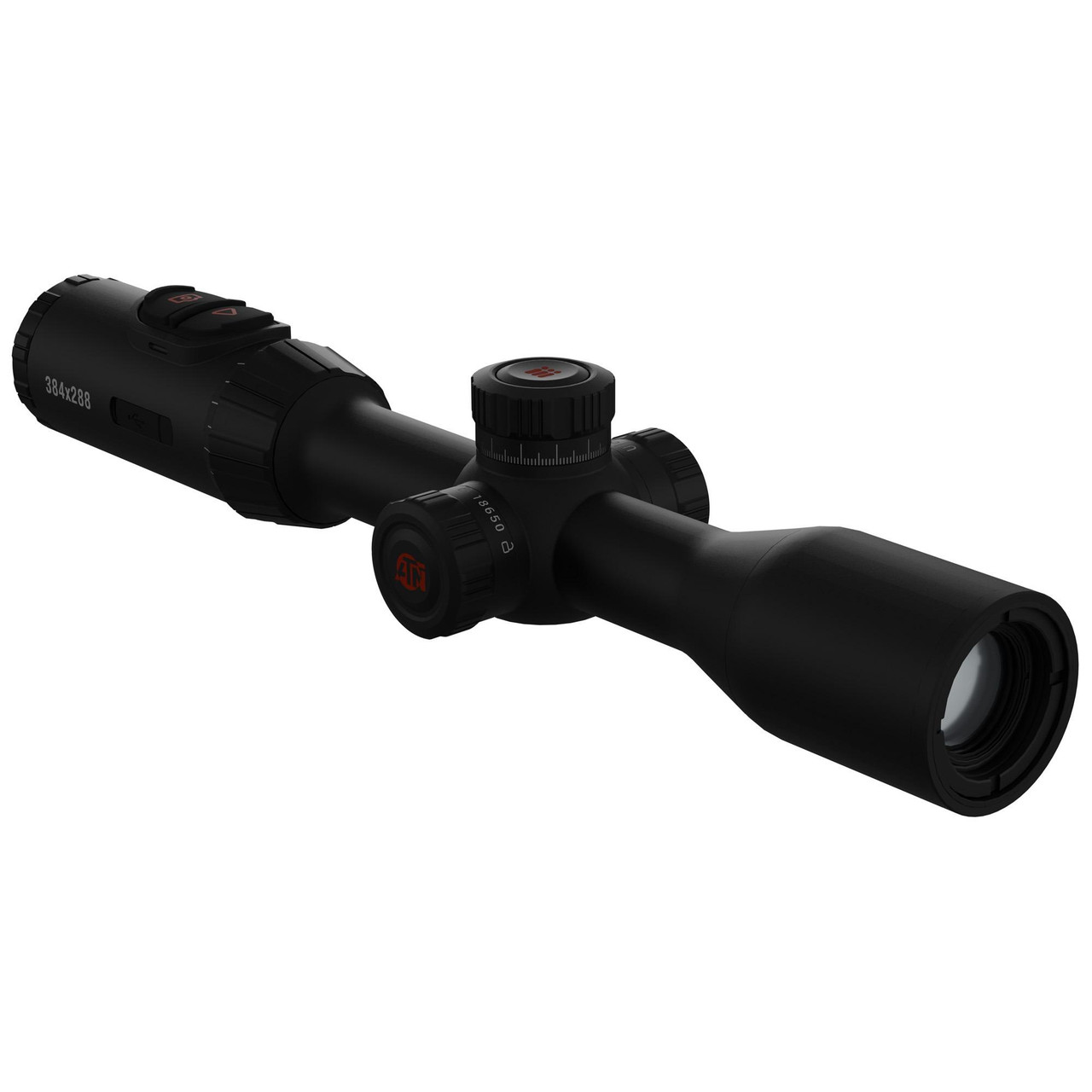 ATN Corp TIWST6325A Thermal Imaging Device with AI Technology and High-Sensitivity Sensor, black scope with adjustable dials and eyepiece for thermal imaging