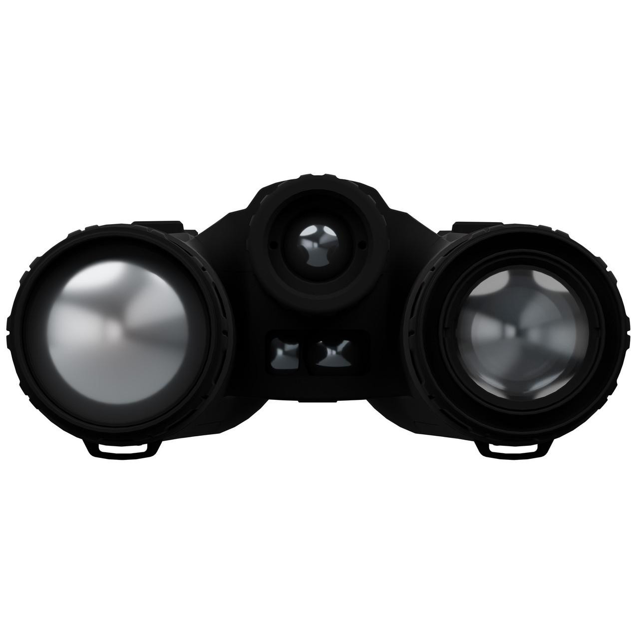 ATN MSBNB6635A - 4K Ultra HD Thermal Imaging Scope with 6th Gen Sensors & AI Technology, viewed front, showcasing dual lenses and advanced thermal imaging features