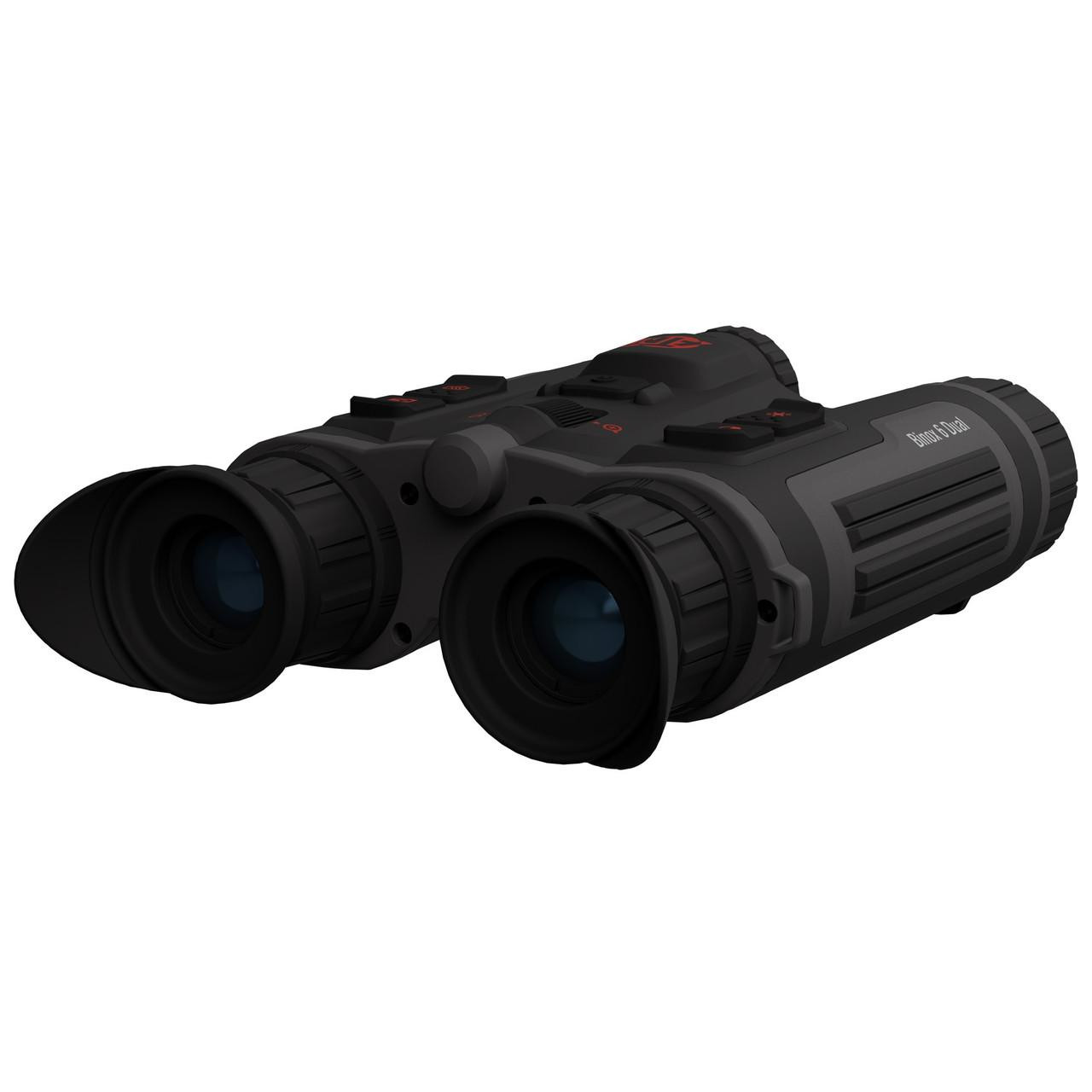 ATN MSBNB6635A - 4K Ultra HD Thermal Imaging Scope with 6th Gen Sensors & AI Technology, compact black handheld thermal night vision device with dual lenses and control buttons.