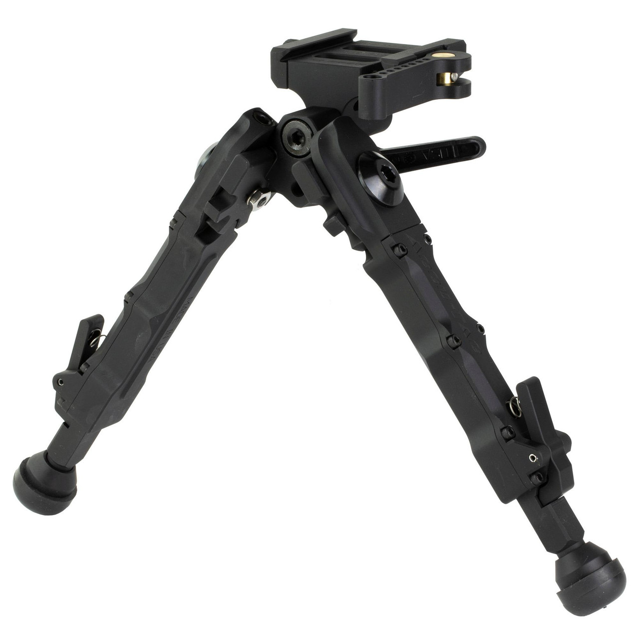 Accu-Tac BR-4 G2 Arca Spec Quick Detach Bipod - Lightweight 6061 T6 Aluminum for Precision Shooting, sturdy black bipod with adjustable legs and quick detach mount for precision rifle stability.