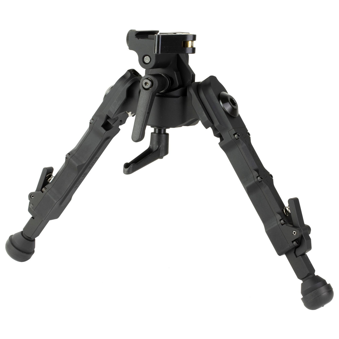 Accu-Tac PCB-0400 Tactical Bipod, adjustable 6061 T6 aluminum leg positions for precision shooting.