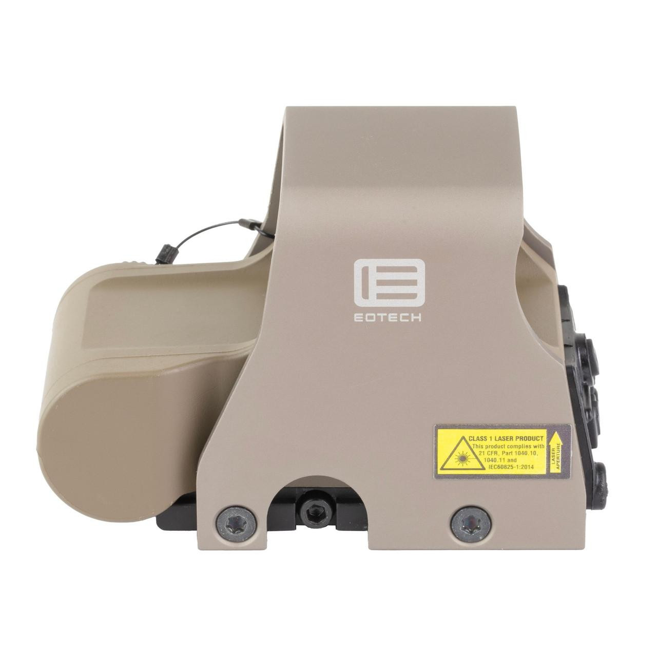 EOTECH XPS3-0TAN, lightweight holographic sight with a tan body, compatible with night vision and featuring 20 daylight settings for versatile aiming.