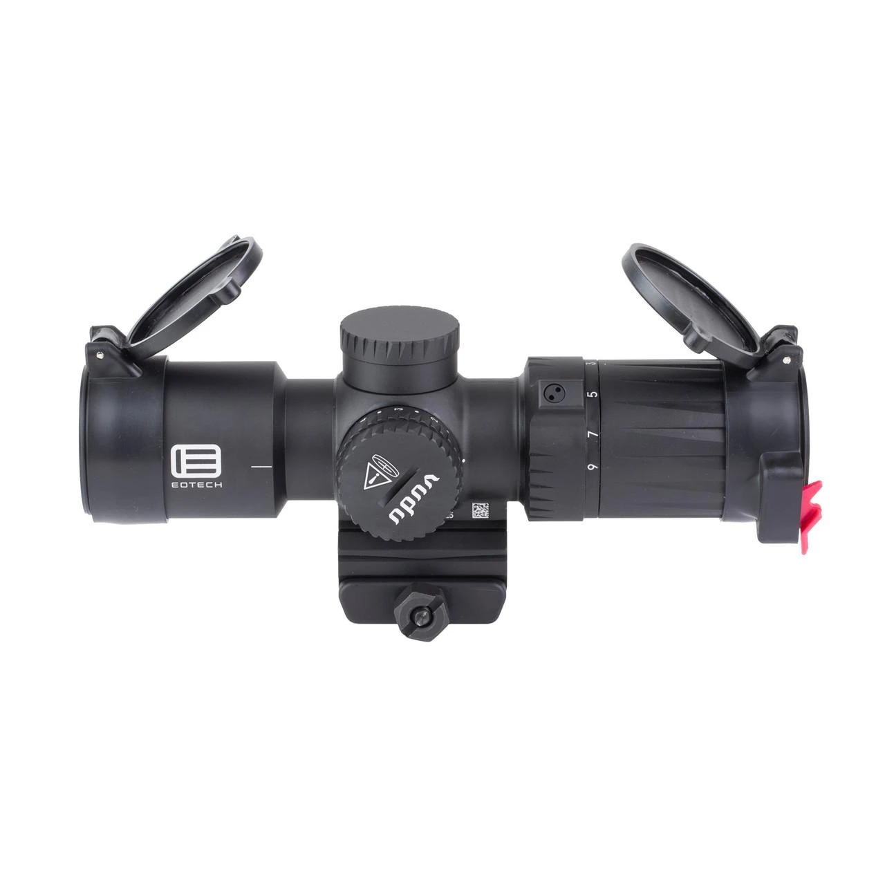 EOTECH VDU3-9SFMD6 Vudu 3-9x32 Scope - Lightweight, Durable Optic with MD-6 MRAD Reticle & Mini-ACOG Compatibility, black magnified rifle scope with adjustable focus and lens covers