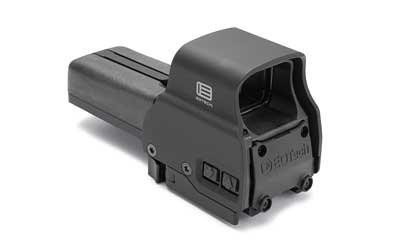 EOTECH 558.A65 Night Vision Compatible Holographic Sight with Quick Detach Mount & Adjustable Day/Night Settings, compact black tactical sight with mounting base.