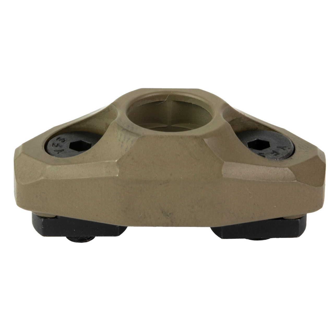 Rise Armament RA-601-FDE QD Sling Mount - Quick Install M-LOK Accessory with Secure Fit, available in FDE, Black, and Foliage Green, shown in FDE color with quick detach mechanism for firearm accessories.