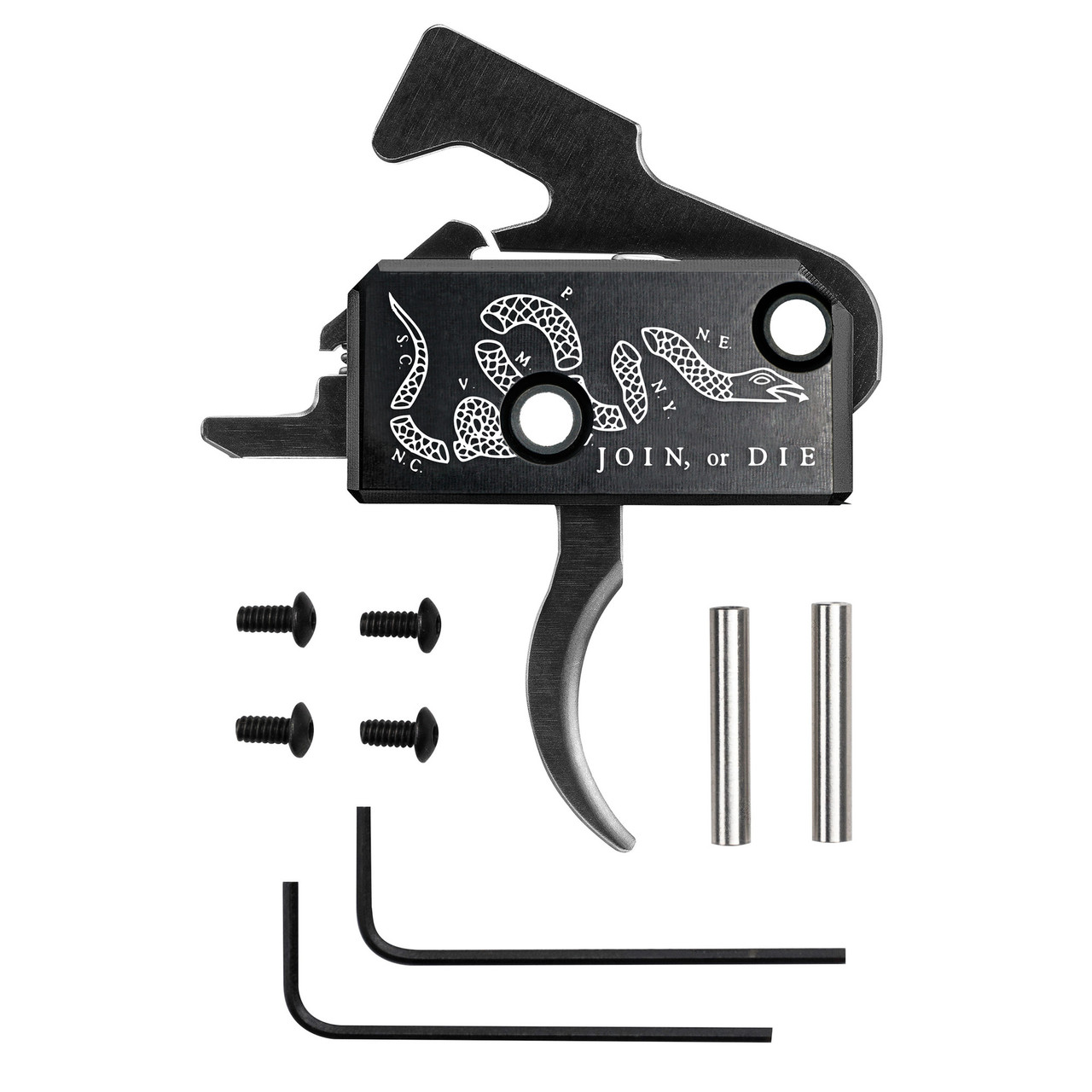 Rise Armament RA-140-JOD Super Sporting Trigger - Join or Die Edition | Enhanced Accuracy, Clean Break & Short Reset | Lifetime Warranty