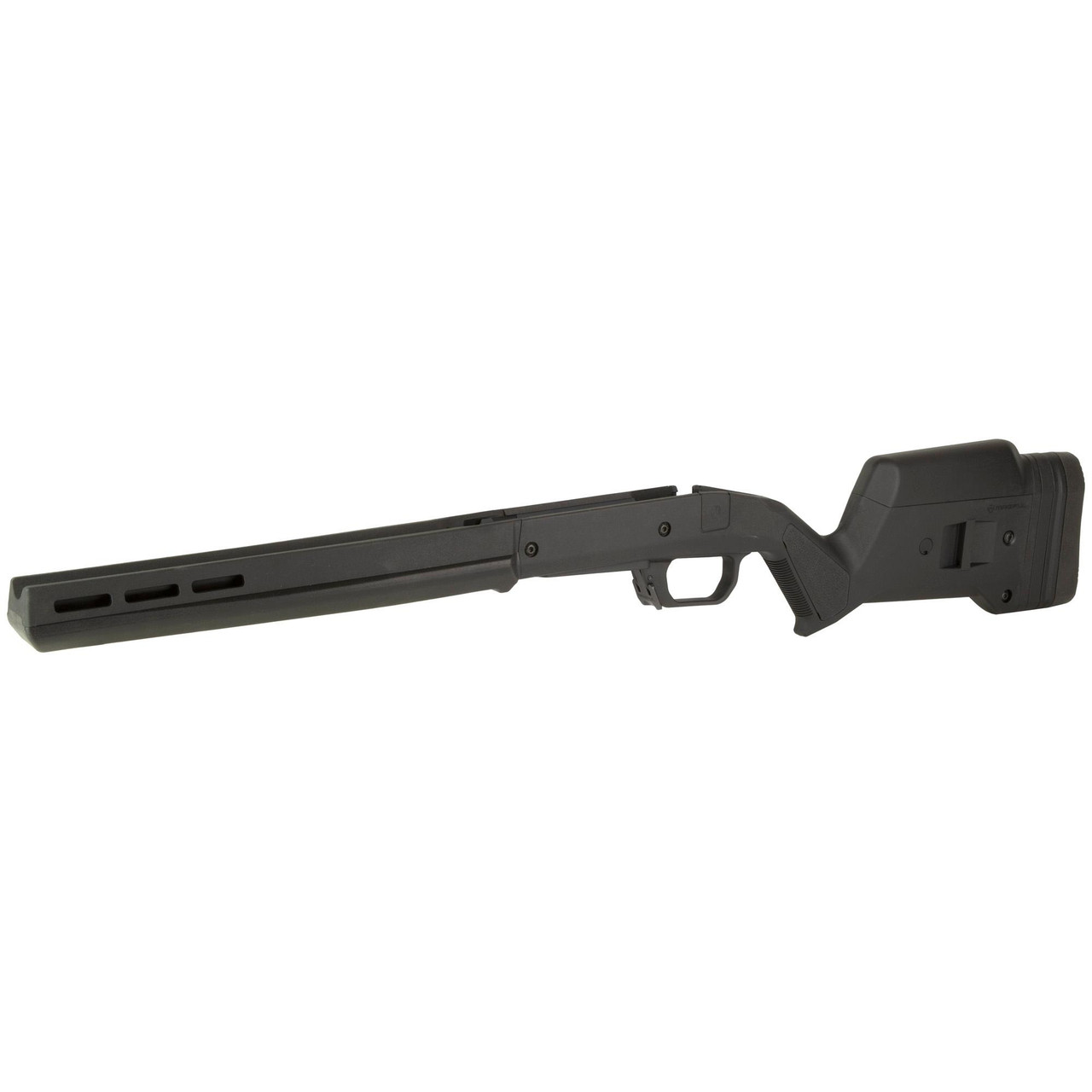 Magpul Industries Magpul HUNTR SAV 110 SA Stock - Right Hand - Black, a precision upgrade for Savage short action rifles with an ergonomic design and durable black finish.